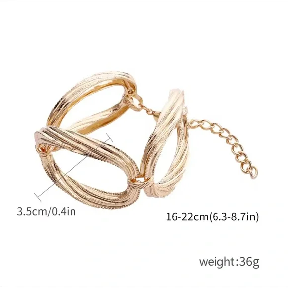 Zara Gold Color Adjustable Bracelet for Women